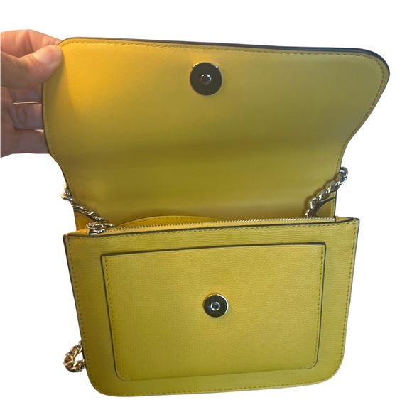 Kate Spade NWT Remi Flap Chain Crossbody Sunflower - Picture 5 of 11